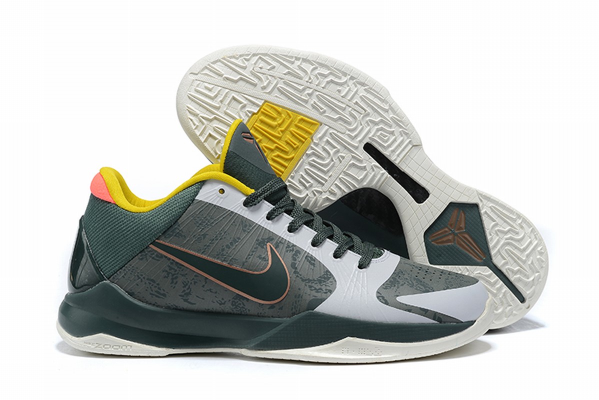 Nike Kobe 5 Men Shoes Blackish Green
